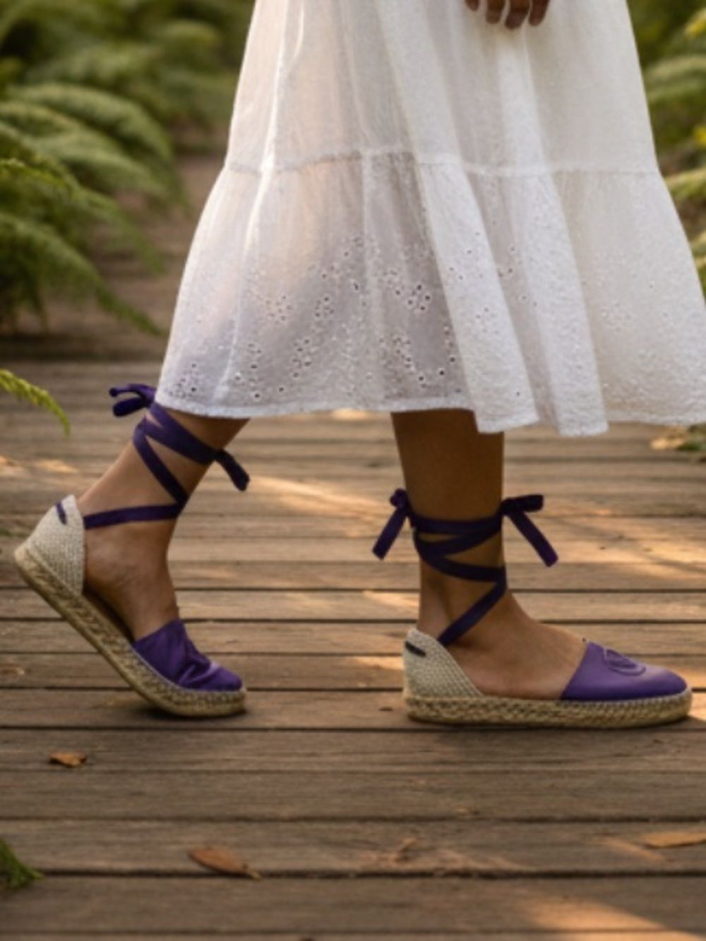 VALENTINO by Mario TESSA Espadrilles Purple NWT 38